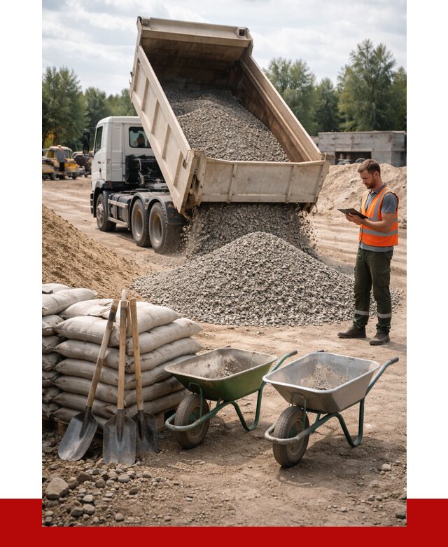 Доставка нерудных материалов в Алейске от 1237 руб. | ПРОНЕРУДЛук