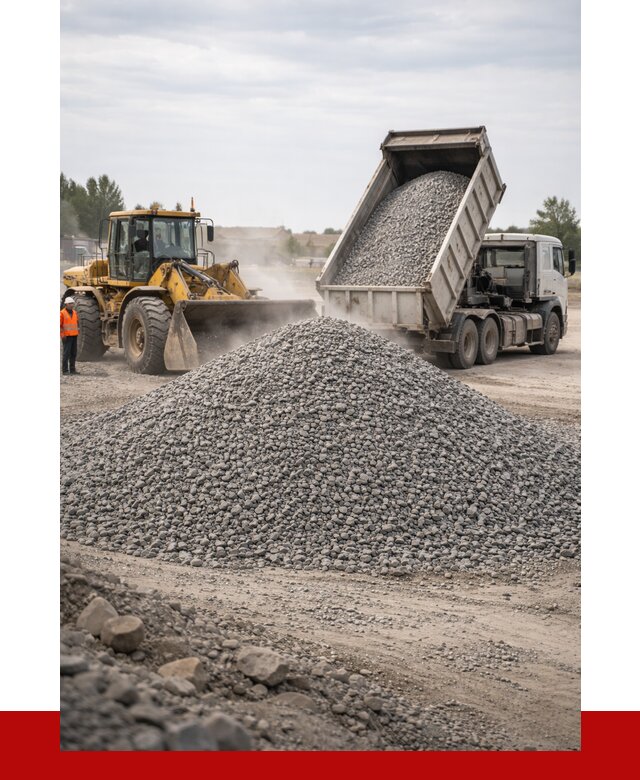 Купить щебень с доставкой в Алейске от 2578 руб. | ПРОНЕРУДЛук