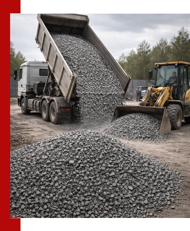 Доставка и продажа щебня гранитного в Алейске