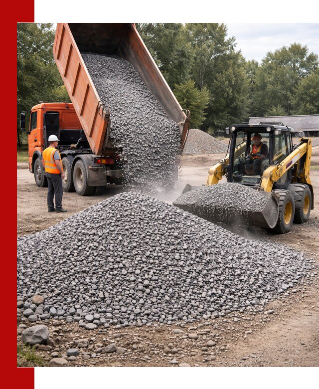 Купить гранитный щебень фракции 5–10 в Алейске с доставкой