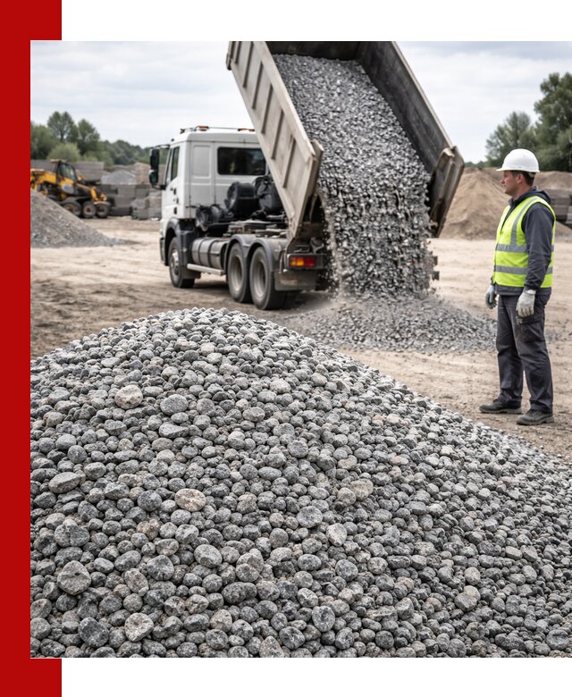 Доставка и продажа гранитного щебня фракции 5-20 в Алейске