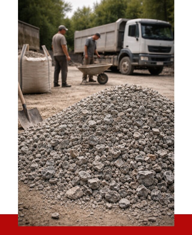 Гранитный щебень фракция 20-40 в Алейске от 3300 руб. ПРОНЕРУДЛук