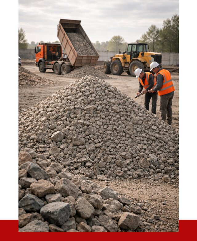 Гранитный щебень фракция 40-70 в Алейске от 2578 руб ПРОНЕРУДЛук