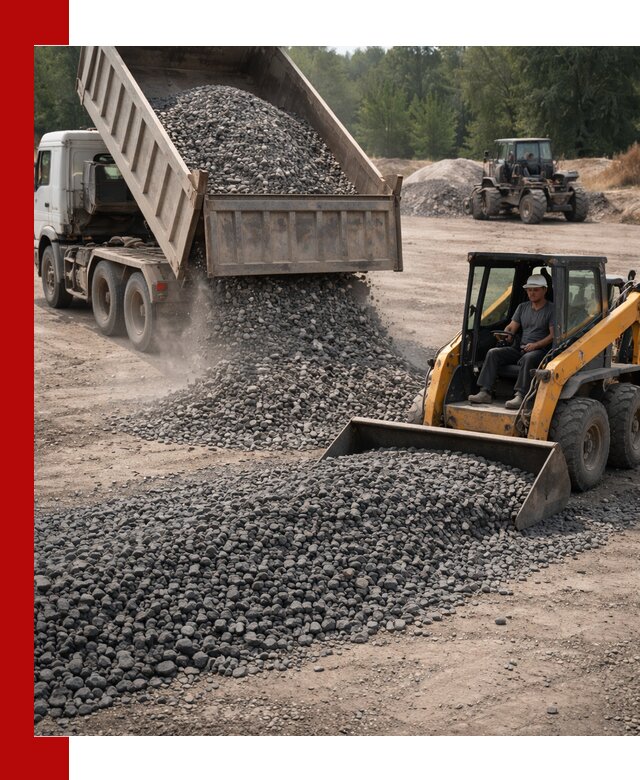 Гранитный щебень фракция 40-70 с доставкой в Алейске