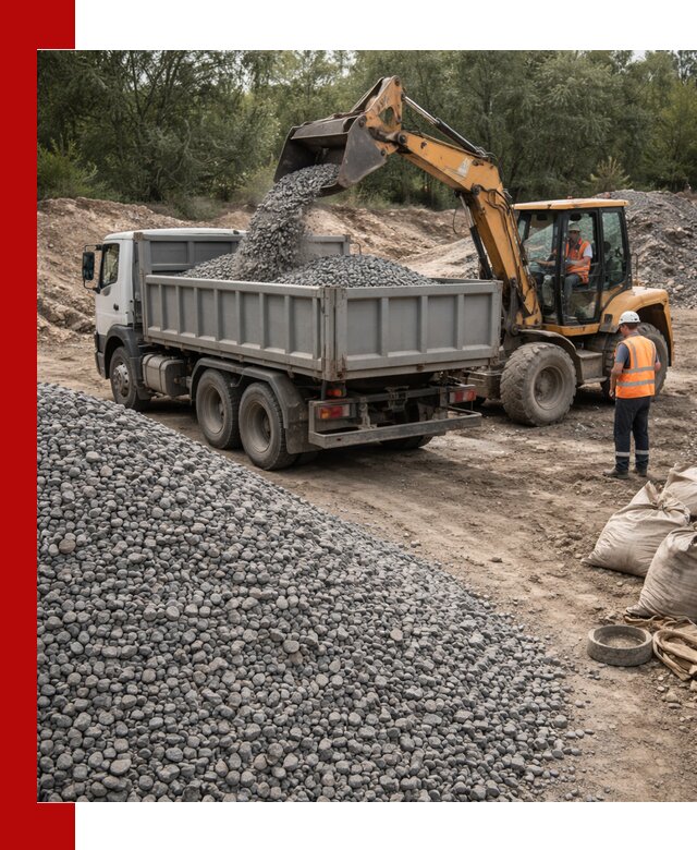 Доставка гравийного щебня в Алейске оптом и в розницу