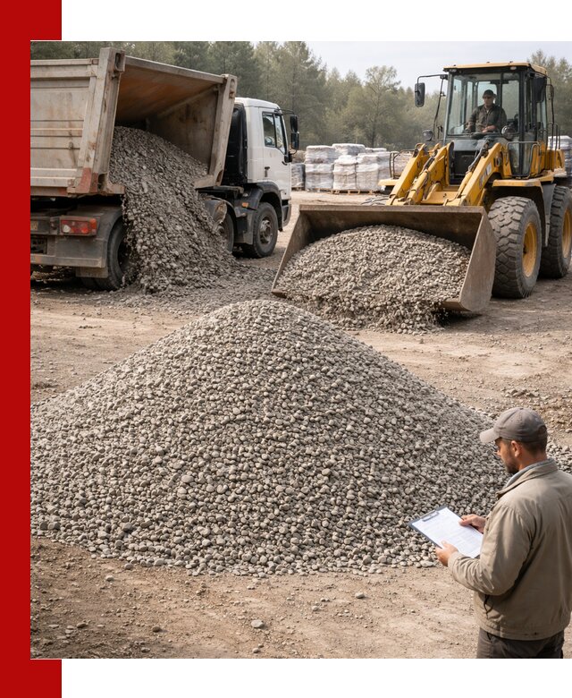 Гравийный щебень фракция 5–10 с доставкой в Алейске