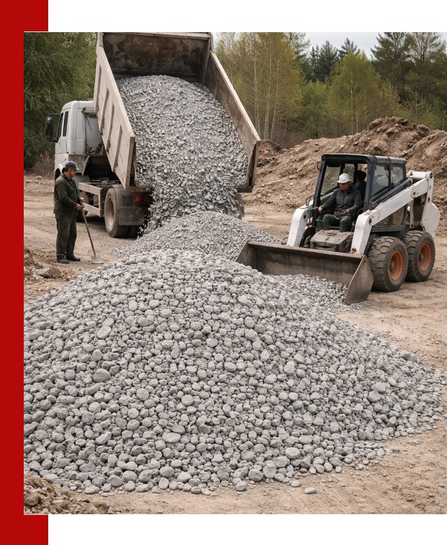 Доставка доломитового щебня в Алейске напрямую от карьера