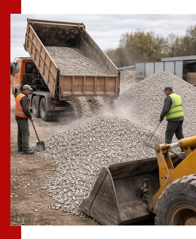 Доломитовый щебень фракции 5-20 с доставкой в Алейске
