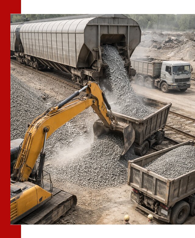 Доставка железнодорожного щебня в Алейске крупными партиями быстрого отгруза