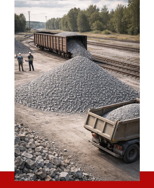 Железнодорожный щебень 20-60 в Алейске от 1753 р. | ПРОНЕРУДЛук