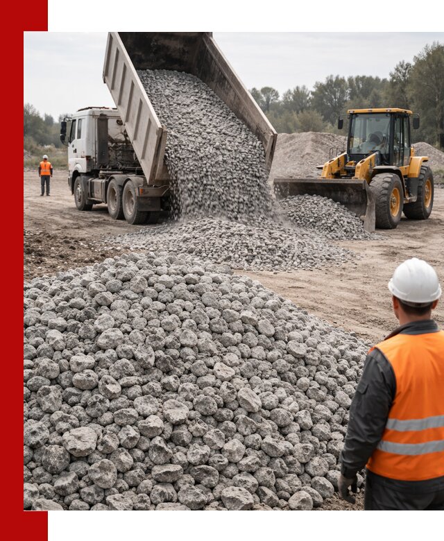 Доставка бетонного щебня фракции 20-40 в Алейске