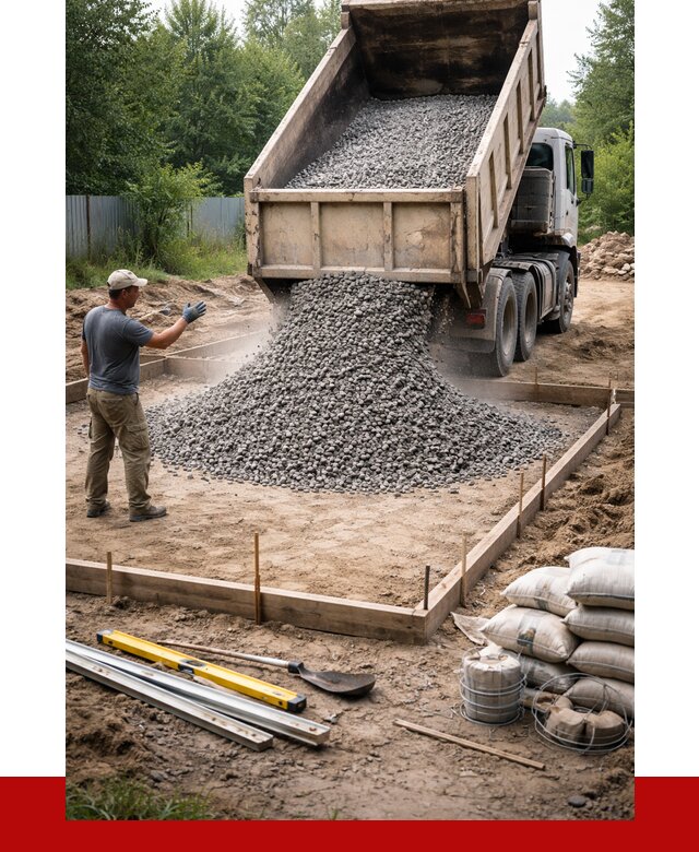 Купить щебень для фундамента в Алейске от 4640 р. | ПРОНЕРУДЛук