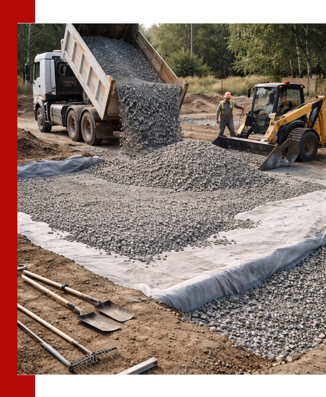 Щебень для фундамента с доставкой в Алейске