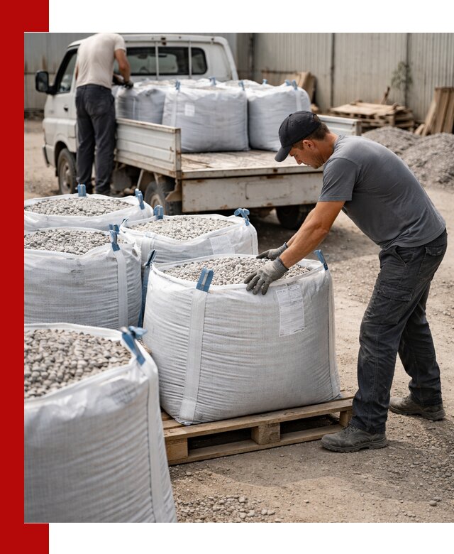 Доставка щебня в мешках по выгодным ценам в Алейске