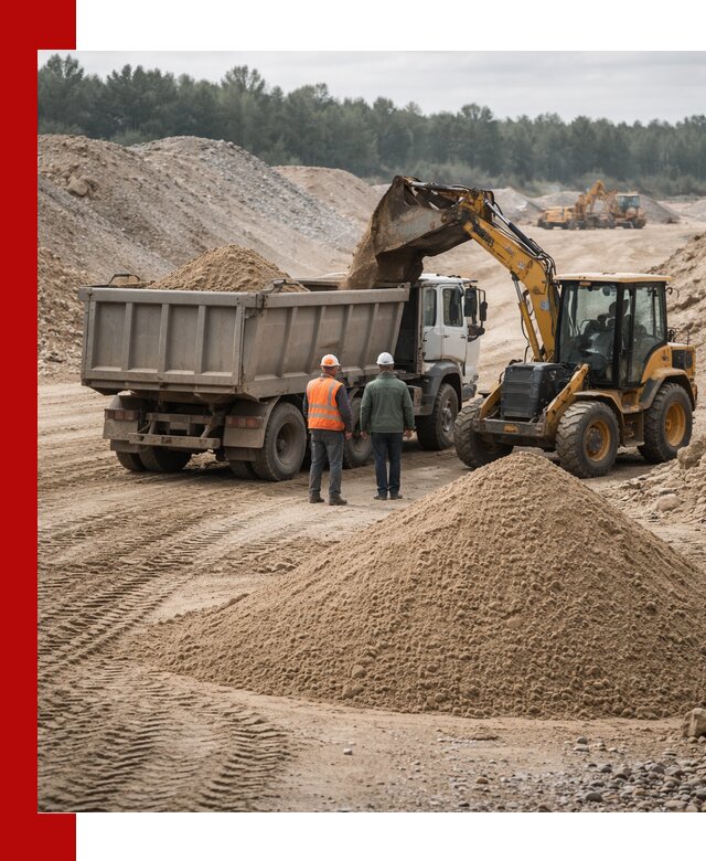 Карьерный среднезернистый песок с доставкой в Алейске