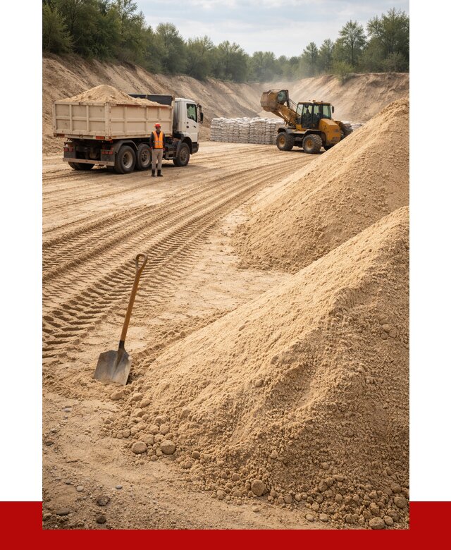 Карьерный песок мелкозернистый в Алейске от 9280 р. | ПРОНЕРУДЛук