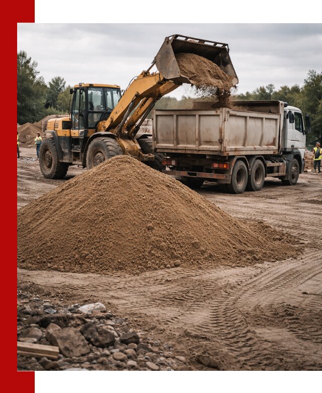 Доставка речного песка навалом в Алейске быстро и выгодно