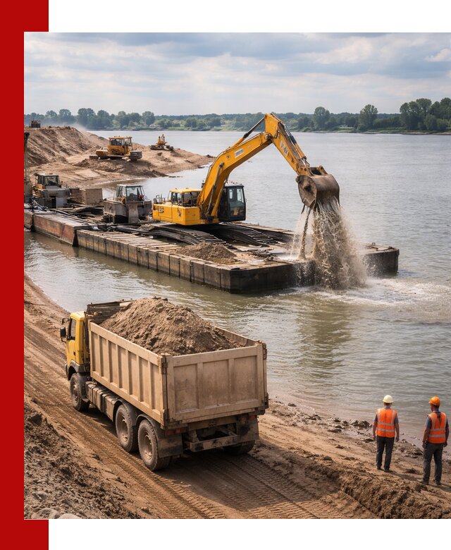 Намывной песок с доставкой в Алейске оптом и в розницу