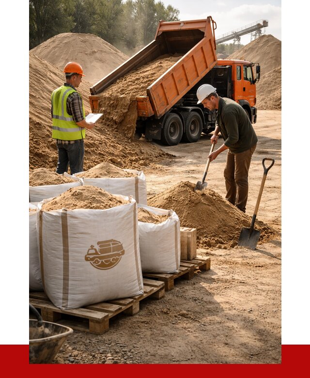 Строительный песок в Алейске от 2268 р. с доставкой, ПРОНЕРУДЛук