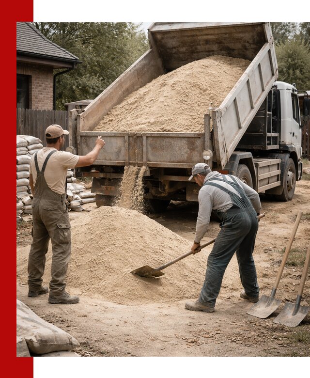 Песок для штукатурки с доставкой в Алейске качественный и чистый