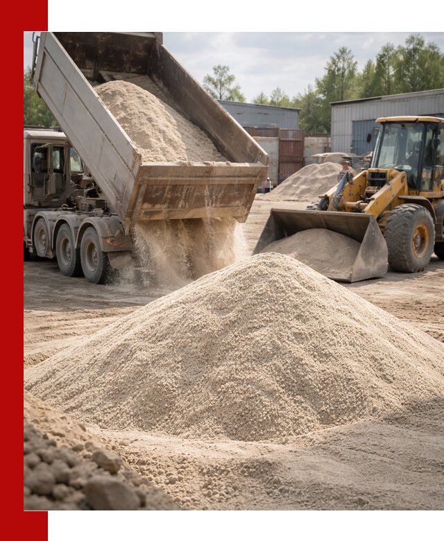 Кварцевый песок с доставкой в Алейске для строительных работ