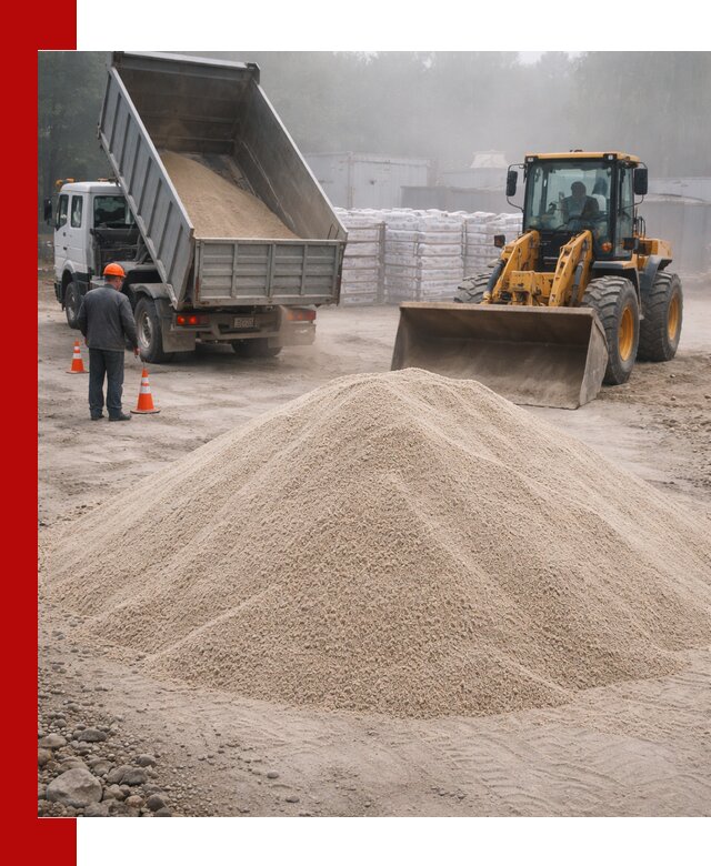 Кварцевый песок фракция 0–8 для стройработ в Алейске