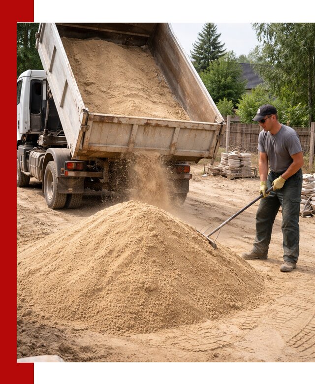 Доставка сухого песка самосвалами в Алейске