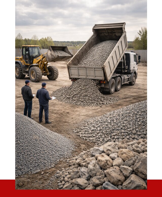 Гравий и камень с доставкой в Алейске от 4331 р. - ПРОНЕРУДЛук