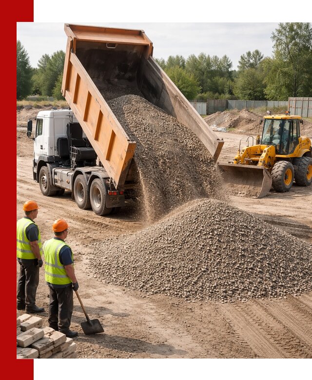 Доставка щебёночно-песчаной смеси ЩПС С7 в Алейске