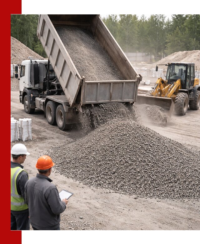 Доставка и продажа гранитного отсева 0-10 в Алейске