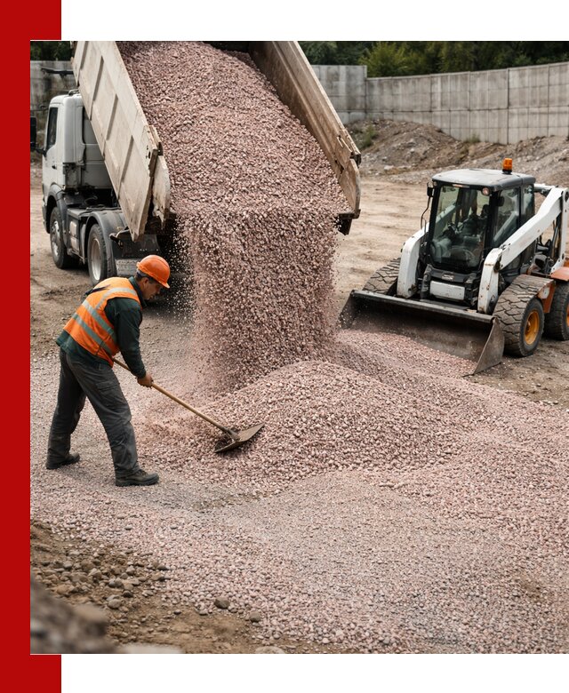Крошка розовый гранит с доставкой в Алейске от производителя