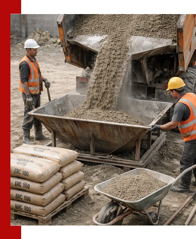 Доставка цементно-песчаной смеси М100 в Алейске