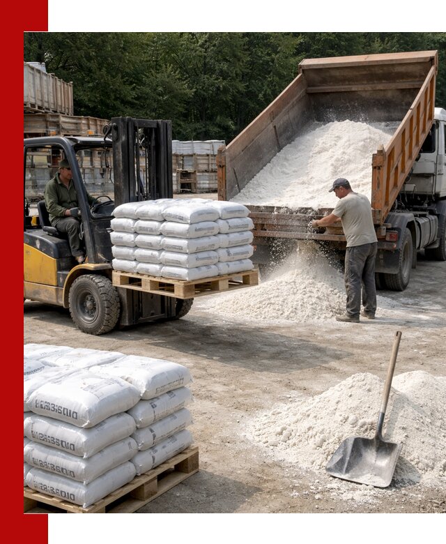 Доставка строительной извести оптом и в розницу в Алейске