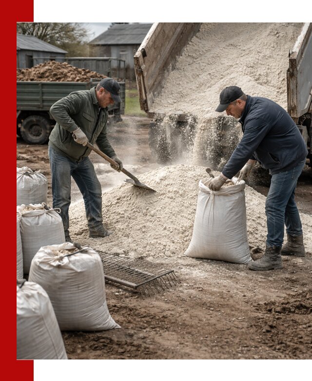 Доставка извести пушонки в Алейске оптом и мелким оптом