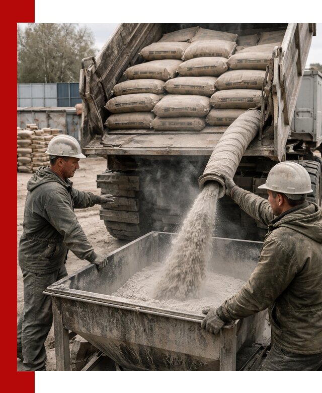 Доставка цемента М400 в Алейске оптом и в розницу