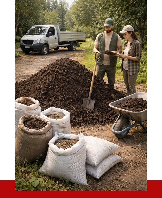 Купить грунт с доставкой в Алейске от 4640 р. за м3 | ПРОНЕРУДЛук