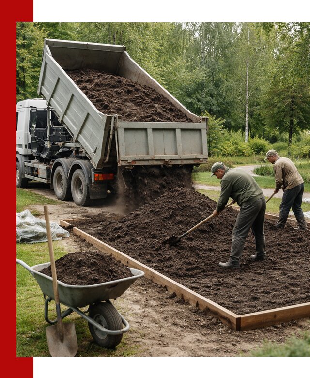 Доставка грунта для озеленения и благоустройства в Алейске