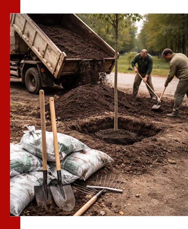 Грунт для посадки деревьев в Алейске — доставка и подготовка почвы