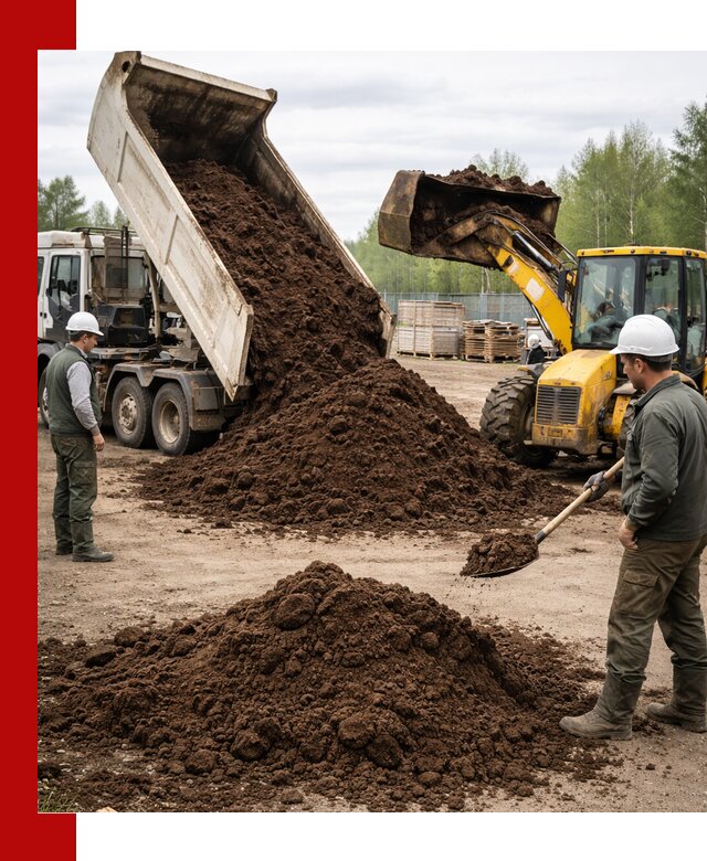 Доставка торфа оптом и в мешках в Алейске
