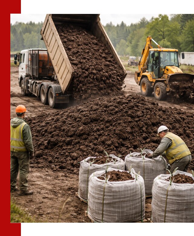 Доставка нейтрального торфа в Алейске оптом и в розницу