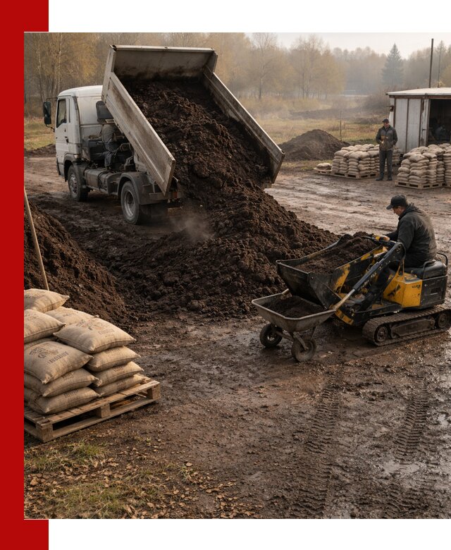 Кислый торф в доставке по выгодным ценам в Алейске