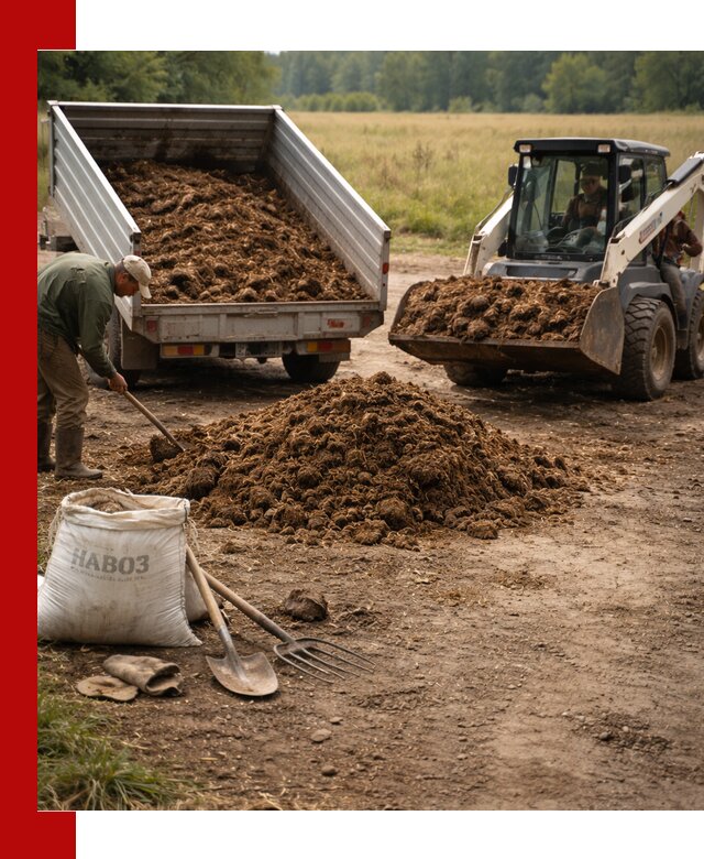 Доставка конского навоза в Алейске с разгрузкой и доставкой на объект