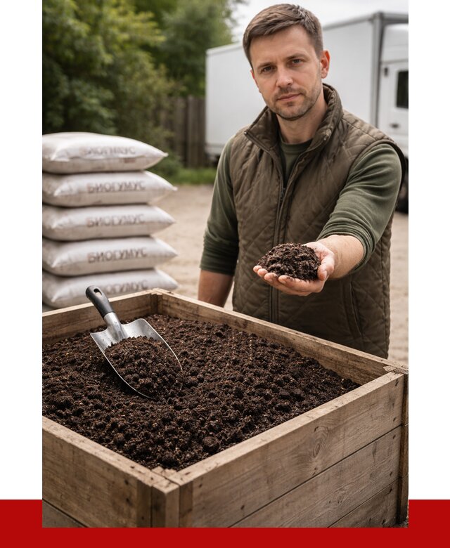 Купить биогумус в Алейске с доставкой от 8764 р. за куб | ПРОНЕРУДЛук