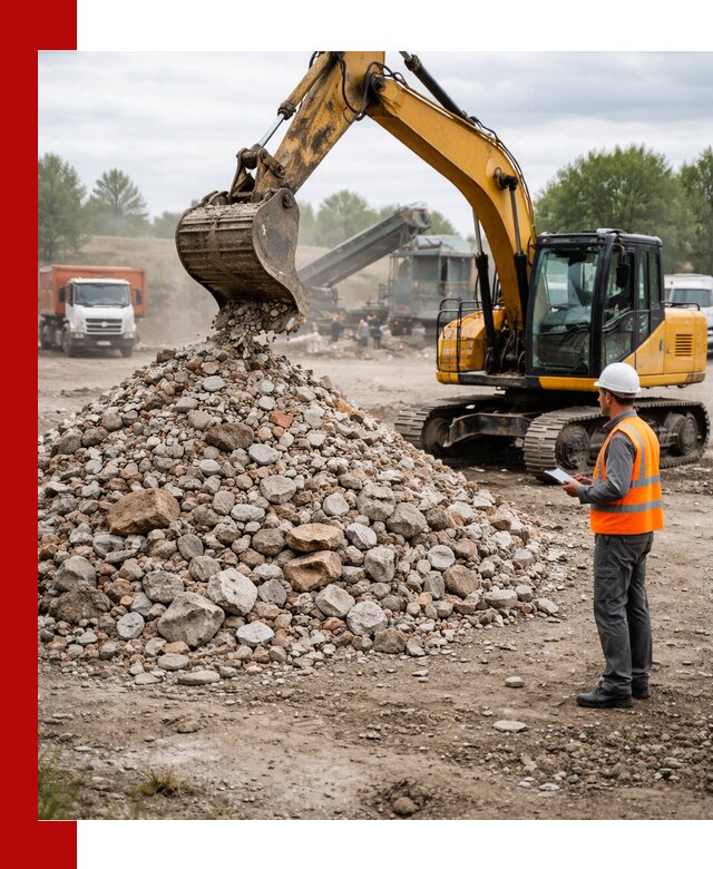 Доставка и вывоз строительного боя в Алейске