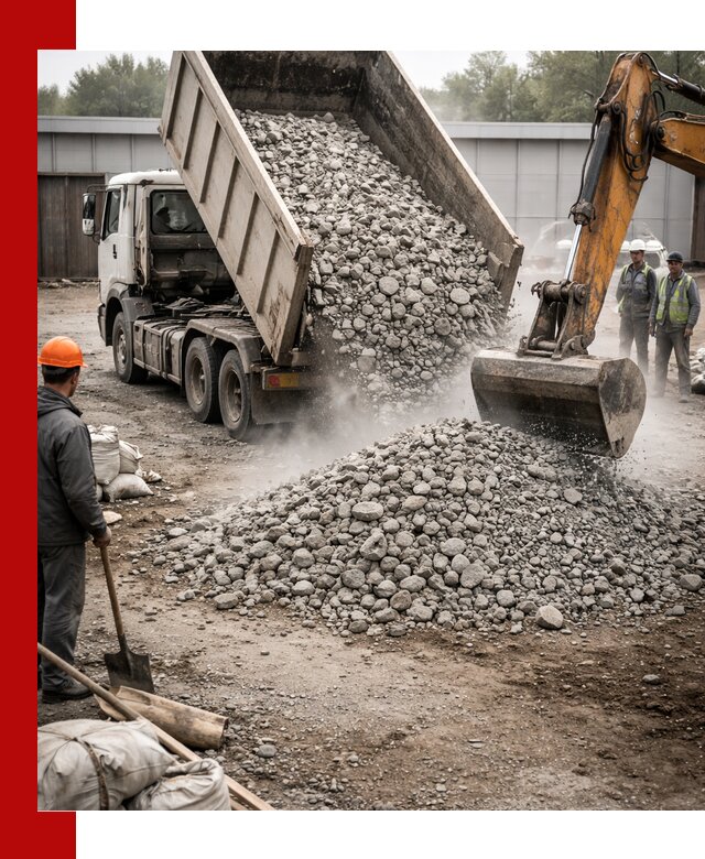 Доставка дробленого бетона в Алейске оптом и в розницу