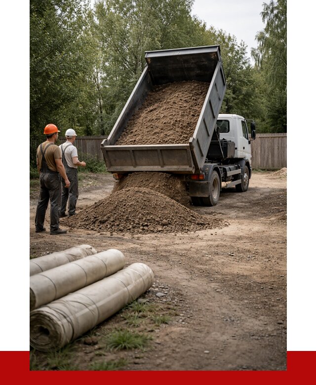Доставка сыпучих материалов самосвалом в Алейск от 4331 р. | ПРОНЕРУДЛук