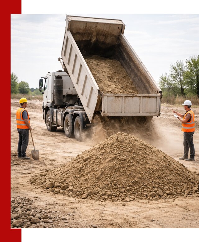 Доставка самосвалом 15 кубов в Алейске за город и по городу