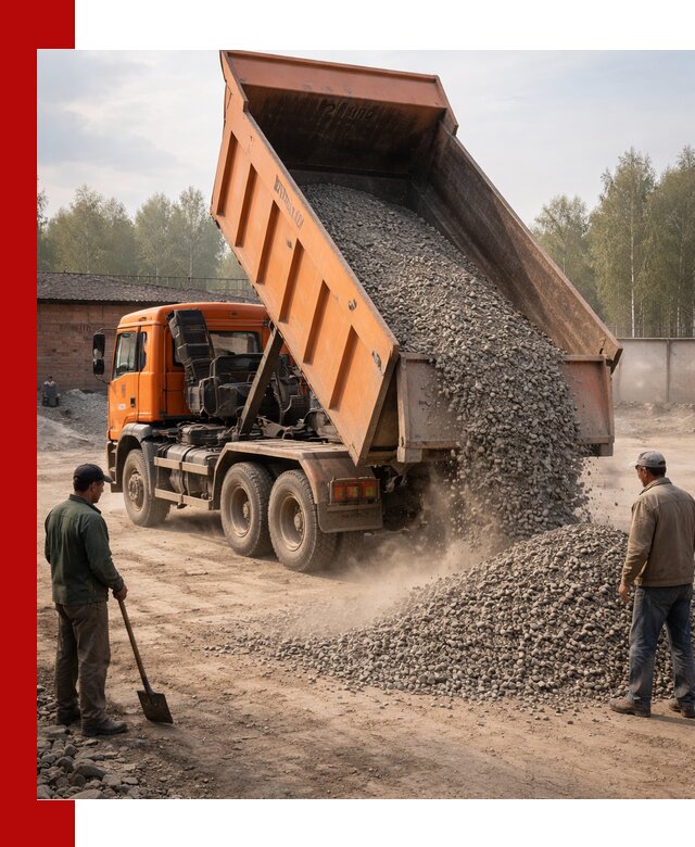 Доставка самосвалом 20 м3 в Алейске быстро и надежно