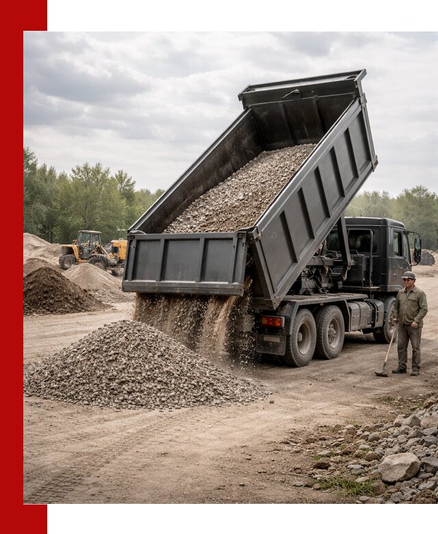 Доставка самосвалом 30 м3 по выгодным ценам в Алейске