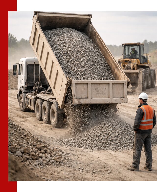 Доставка самосвалом 40 кубов цемента и сыпучих в Алейске